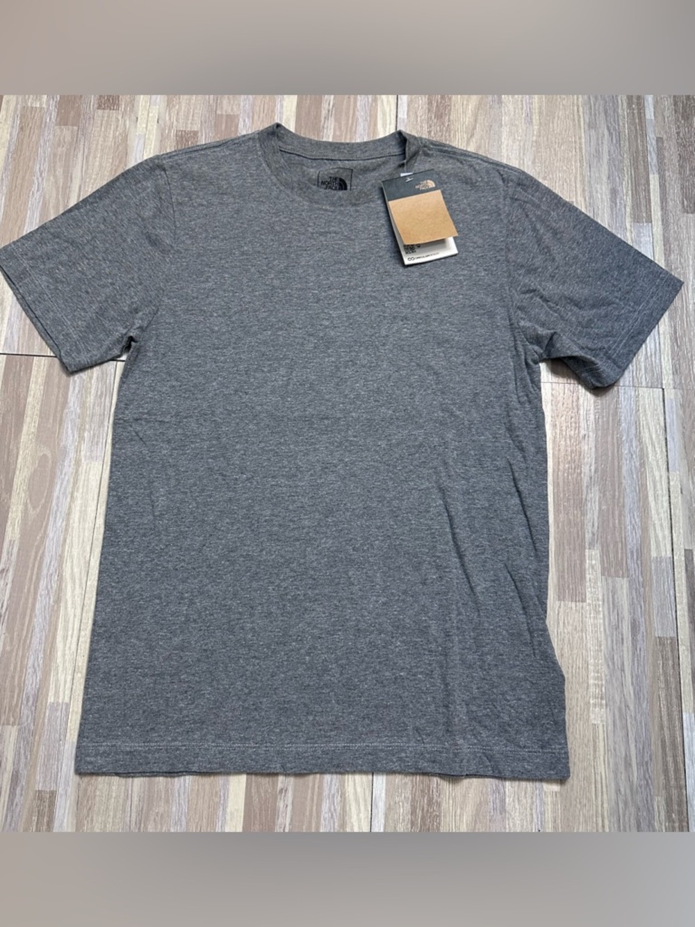 The North Face Men's Short Sleeve Crew Evolution Tee - Heather Gray Small NWT